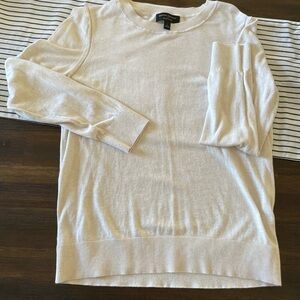 Worn once, Banana Republic light weight cream sweater.